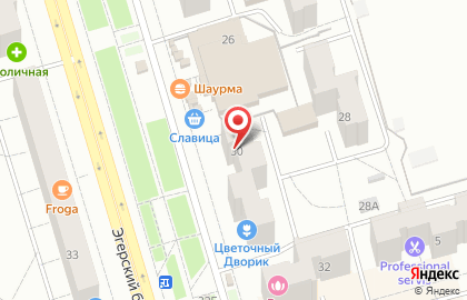 Кредитный потребительский кооператив Благодать на Эгерском бульваре на карте