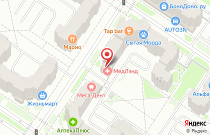 Фитнес-клуб АрмСтронг на улице Станислава Карнацевича на карте