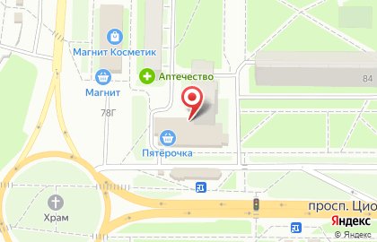 ОАО Банкомат, Банк Зенит на проспекте Циолковского на карте