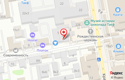 Магазин в Тамбове на карте