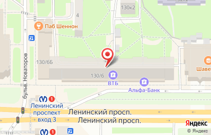 ПитерТайм на Ленинском проспекте на карте