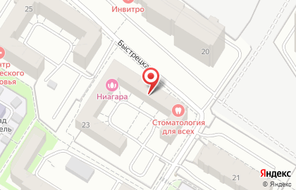 Стоматология для всех на Быстрецкой улице на карте