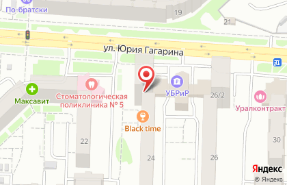Рива на улице Юрия Гагарина на карте