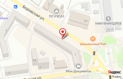 Белоснежка на Боровской улице на карте