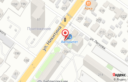 Производитель насосного оборудования Грундфос на улице Никитина на карте