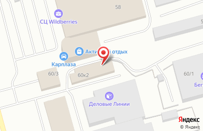 Форнакс на улице Тухачевского на карте