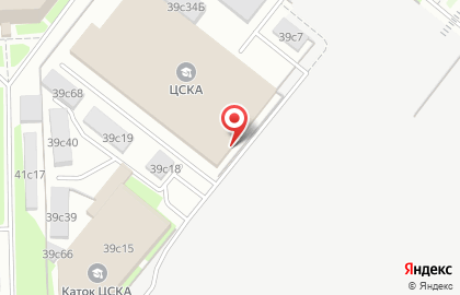 Спортивный комплекс Цска на Ленинградском проспекте, 39 ст13 на карте