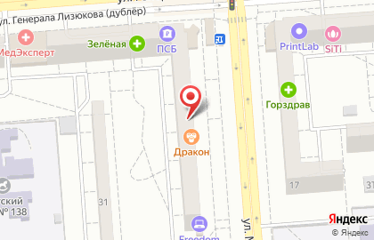 Робин Сдобин на улице Маршала Жукова на карте