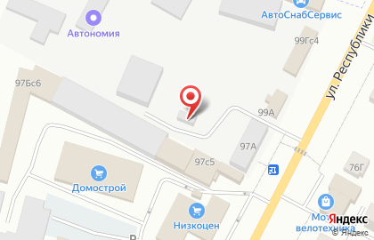 Отделение службы доставки Boxberry на улице Республики на карте