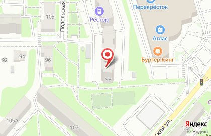 Квартирное бюро на Подольской улице на карте