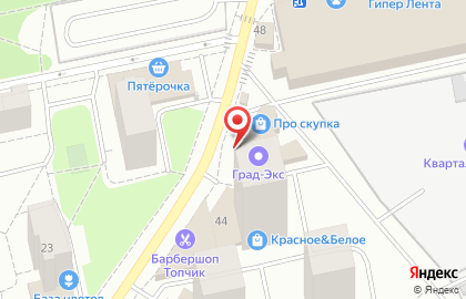 Киоск фастфудной продукции на улице Твардовского на карте