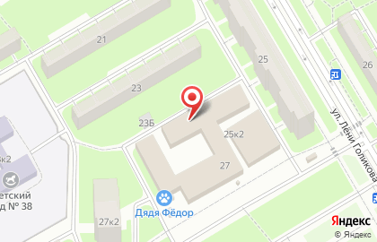 Подростково-молодежный клуб Ракета на метро Проспект Ветеранов на карте