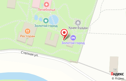 Гостинично-ресторанный комплекс Золотой Город на Степной улице на карте