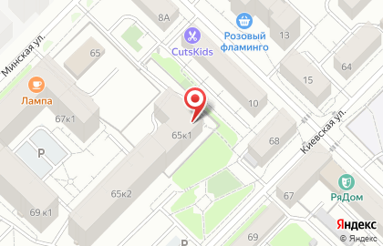 Городская поликлиника №4 на Минской улице на карте