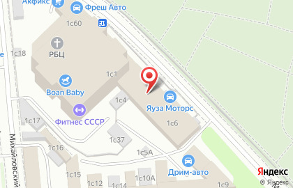 Автотехцентр Яуза Моторс на Таганке на карте