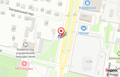 Киоск фастфудной продукции Бик Смак на проспекте Ленина на карте