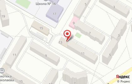 Супермаркет Seven на улице Семенова, 13 в Новочебоксарске на карте