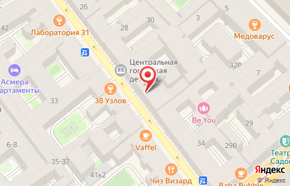Студия танца и фитнеса Реверси на Гороховой улице на карте