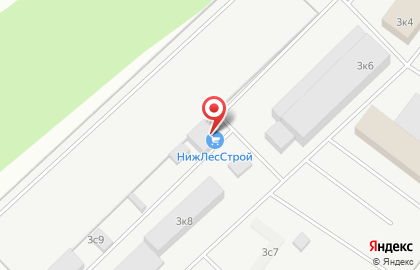 Торговая компания по продаже пиломатериалов НижЛесСтрой в Автозаводском районе на карте