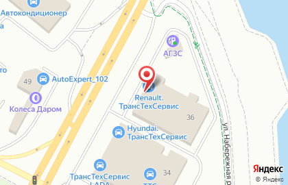 Кузовной центр ТрансТехСервис на улице Маршала Жукова на карте