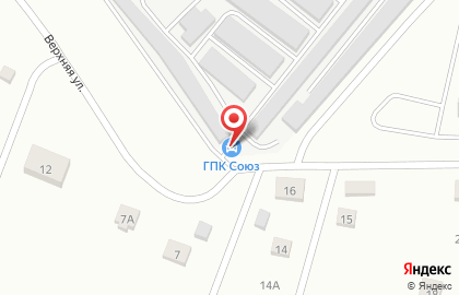 Гаражный кооператив Союз на карте