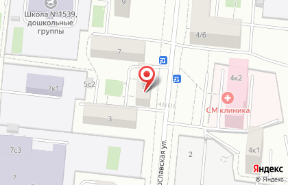 Сервисный центр О.С.А на Ярославской улице на карте