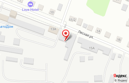 Цветочный склад на Лесной на карте