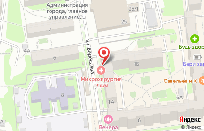 Медицинский центр Калужская клиника МТК Микрохирургия глаза на карте