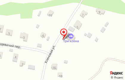 Гостевой дом Три клена на карте