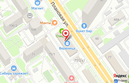 Кафе Подорожник в ТЦ Вереница на карте
