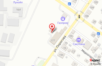 Автосервис Инжектор на улице Пирогова на карте