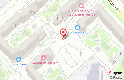 Продовольственный магазин в Советском районе на карте