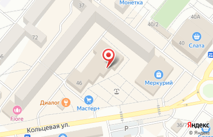 Магазин тканей и швейной фурнитуры на улице 4-го микрорайона на карте