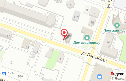 Интернет-провайдер АТЕЛ Рыбинск на улице Плеханова на карте