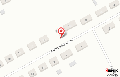 Магазин смешанных товаров на Молодёжной улице на карте