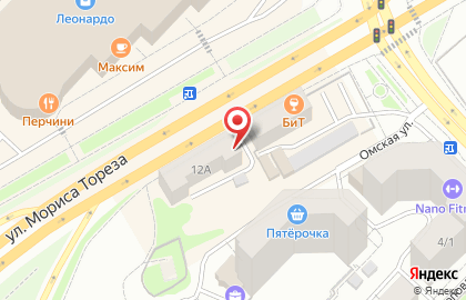 Студия одежды Золотой Песок на улице Мориса Тореза на карте
