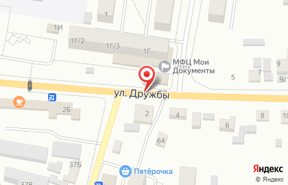 Элвис на улице Дружбы на карте