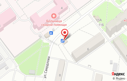 Мини-магазин на улице Свердлова на карте