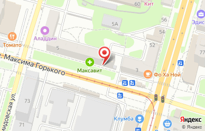 Магазин Букварь на улице Максима Горького на карте