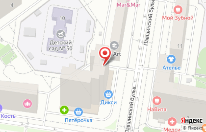 Магазин канцтоваров и игрушек Ума палата на Ильинском бульваре на карте