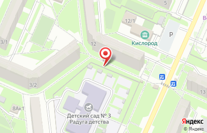 Киоск по ремонту обуви и изготовлению ключей в Калининском районе на карте