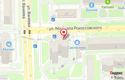 Киоск по продаже печатной продукции на улице имени Маршала Рокоссовского К.К. на карте