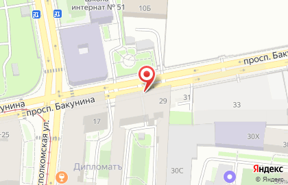 Торговый дом Элеватормельмаш на площади Александра Невского I на карте