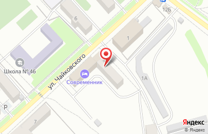 Гостиница Современник на карте
