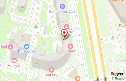 Юридическая консультация 1-й юридический консультационный центр на Коломяжском проспекте на карте