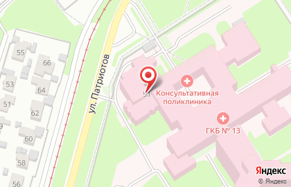 Банкомат Балтийский Банк, Волго-Камский филиал на улице Патриотов на карте