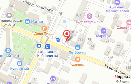 Продуктовый магазин в Краснодаре на карте