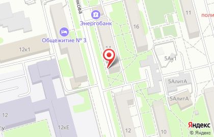 Центральная городская библиотека на улице Академика Кирпичникова на карте