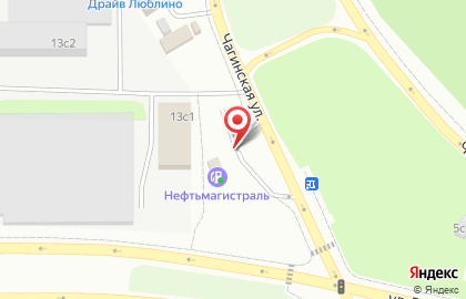 Нефтьмагистраль в Москве на карте