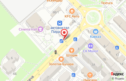Киоск по продаже фастфудной продукции в Ленинском районе на карте
